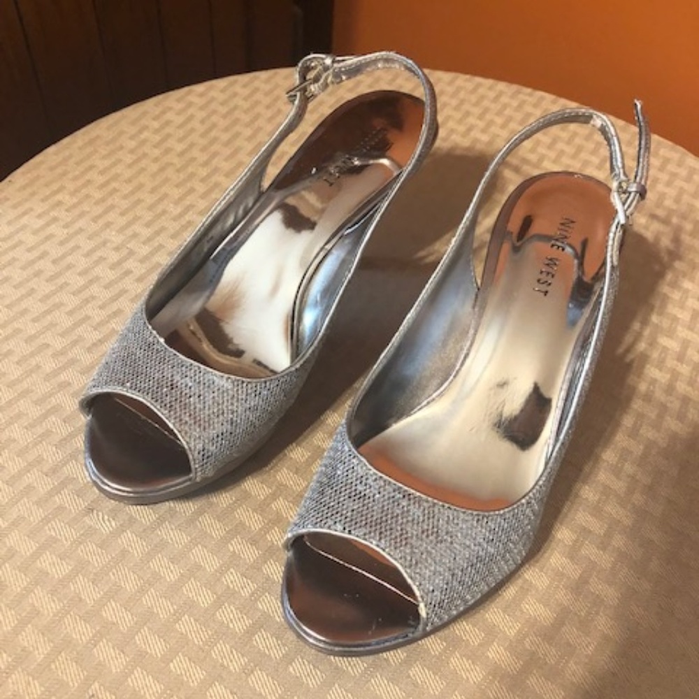 Nine West Sharina Platform Slingback